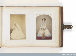 L0076688 Victorian crossdressing. Photograph album, late 19th century Credit: Wellcome Library, London. Wellcome Images Copyrighted work available under Creative Commons Attribution only licence CC BY 4.0 http://creativecommons.org/licenses/by/4.0/